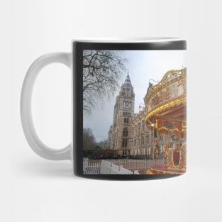 Natural History Museum and Merry go round London UK Mug